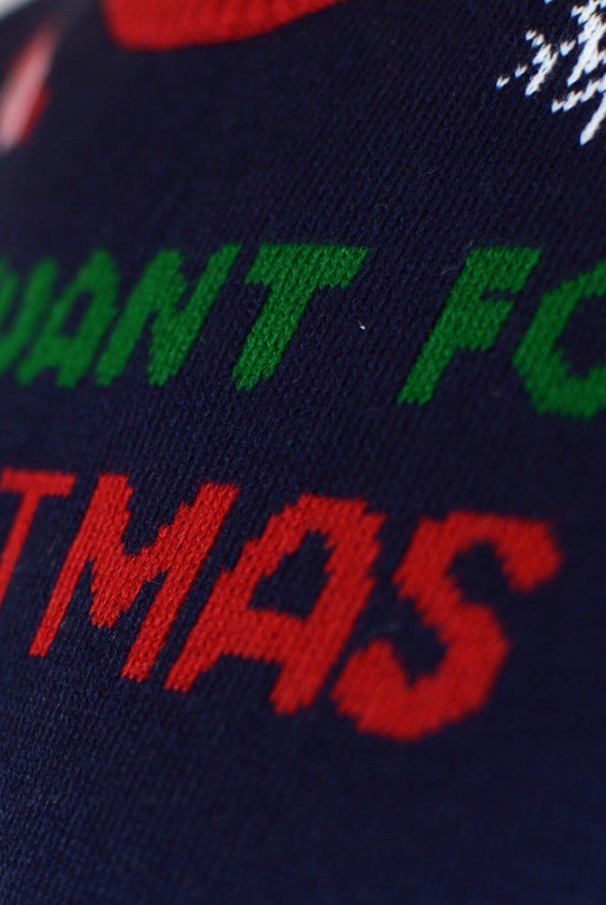 Christmas Food LED light-up Christmas Jumper detail 1