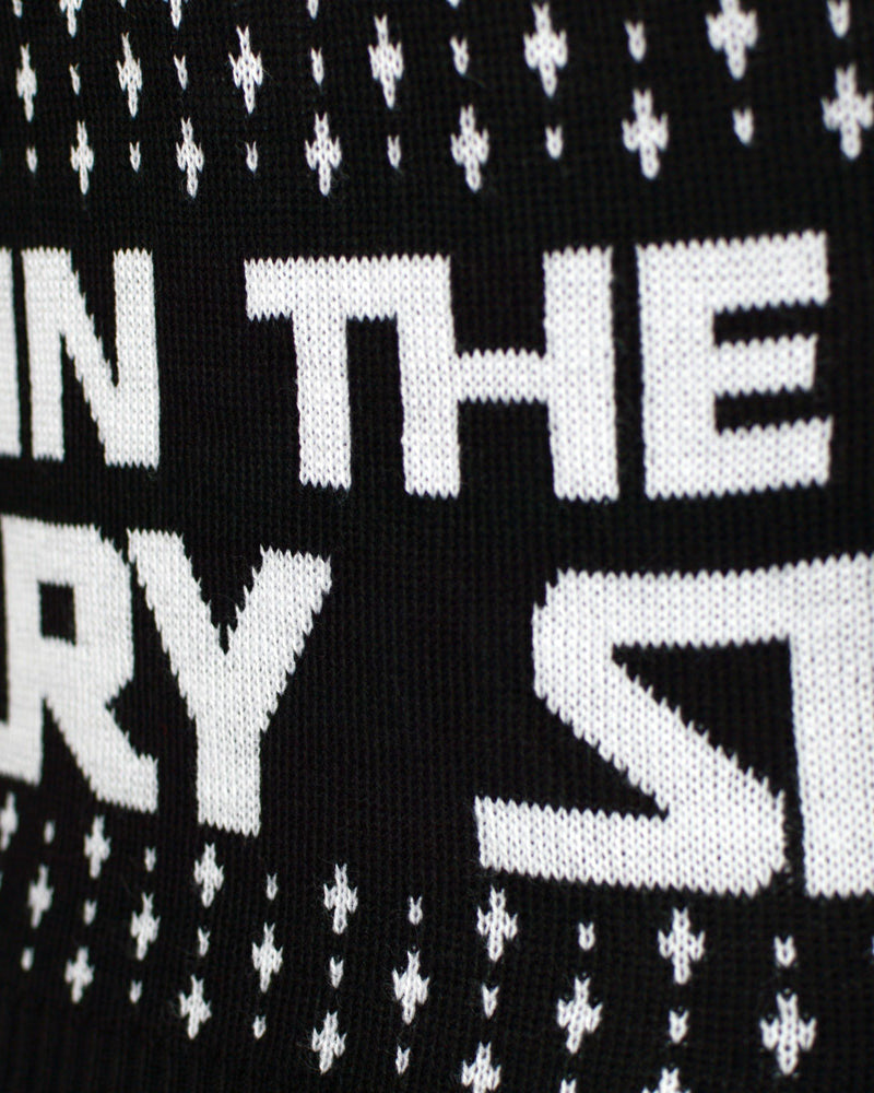 Join The Merry Side Family Christmas Jumper detail