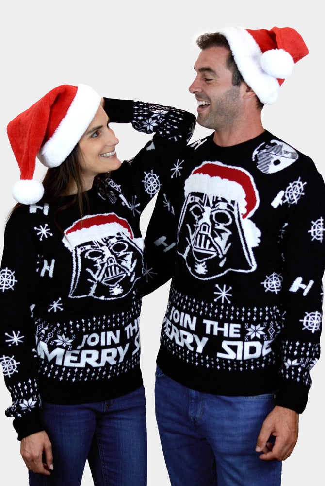 Couples Join The Merry Side Christmas Jumper
