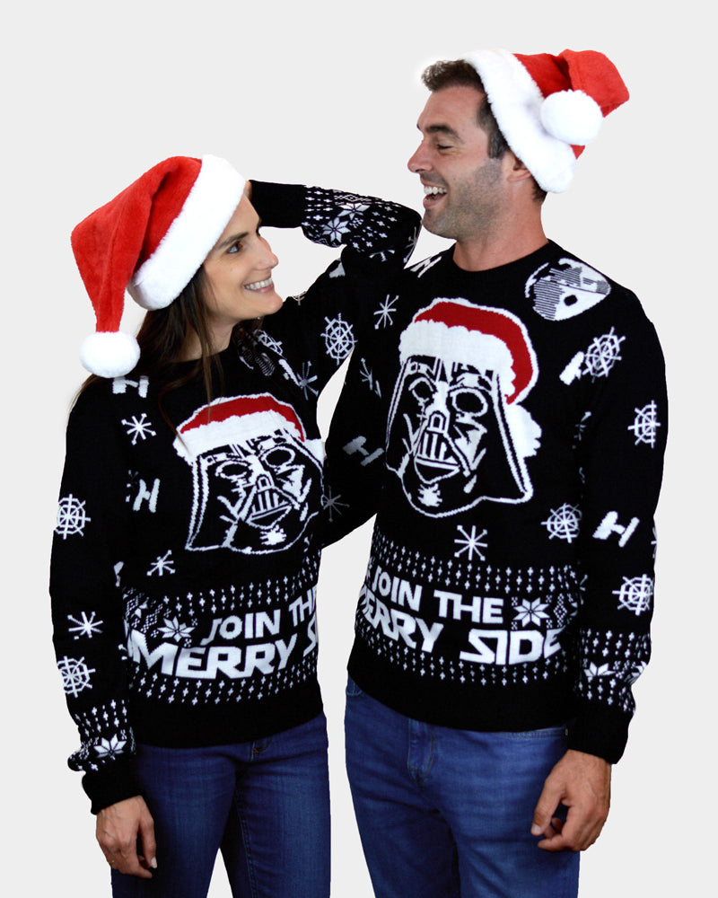 Couples Join The Merry Side Family Christmas Jumper