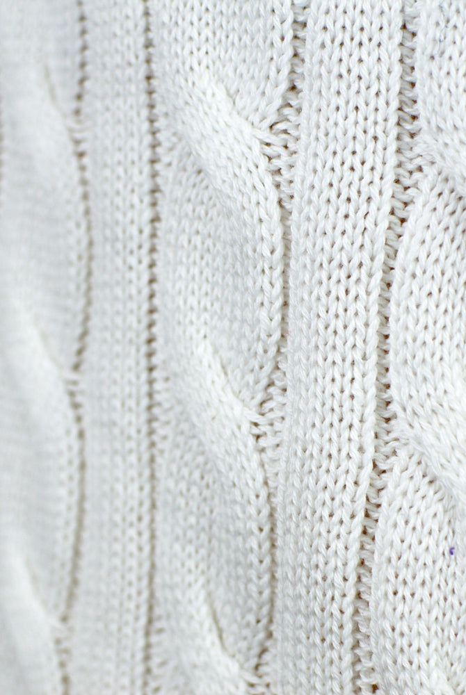 Alaska Classy White Family Christmas Jumper knots