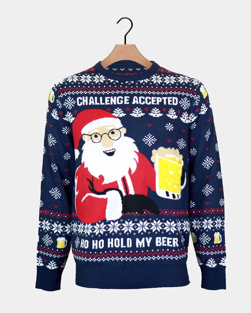 Christmas Jumper with Beer Pocket 3D