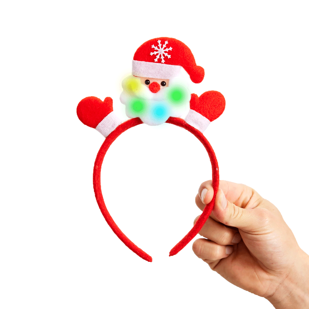 LED Light-up Santa Claus Christmas Headband