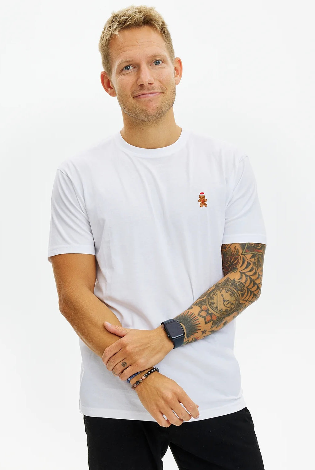 White Mens and Womens Christmas T-Shirt Gingercookie