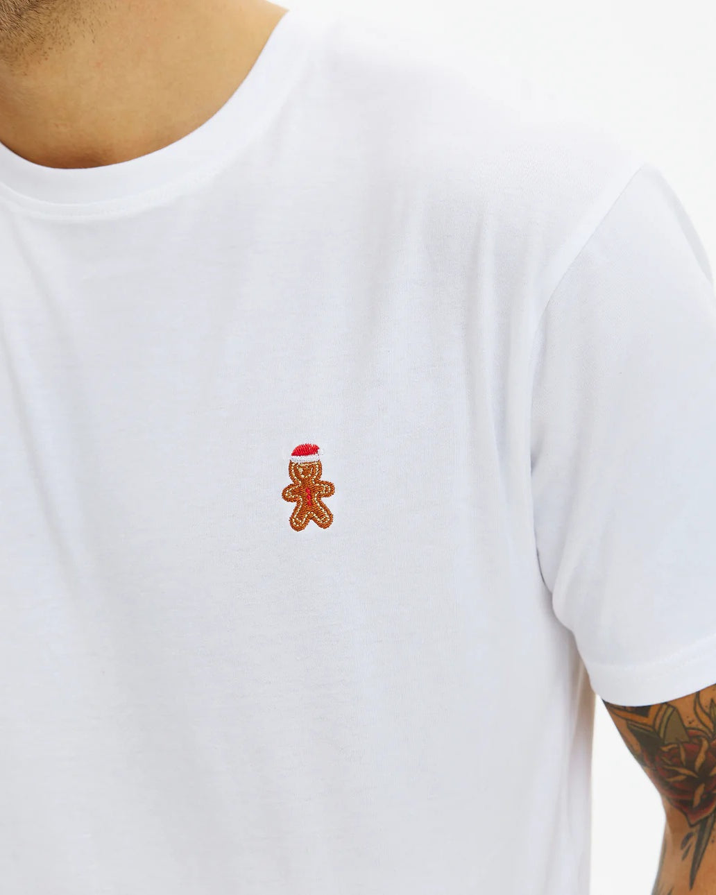 Gingercookie White Mens and Womens Christmas T-Shirt