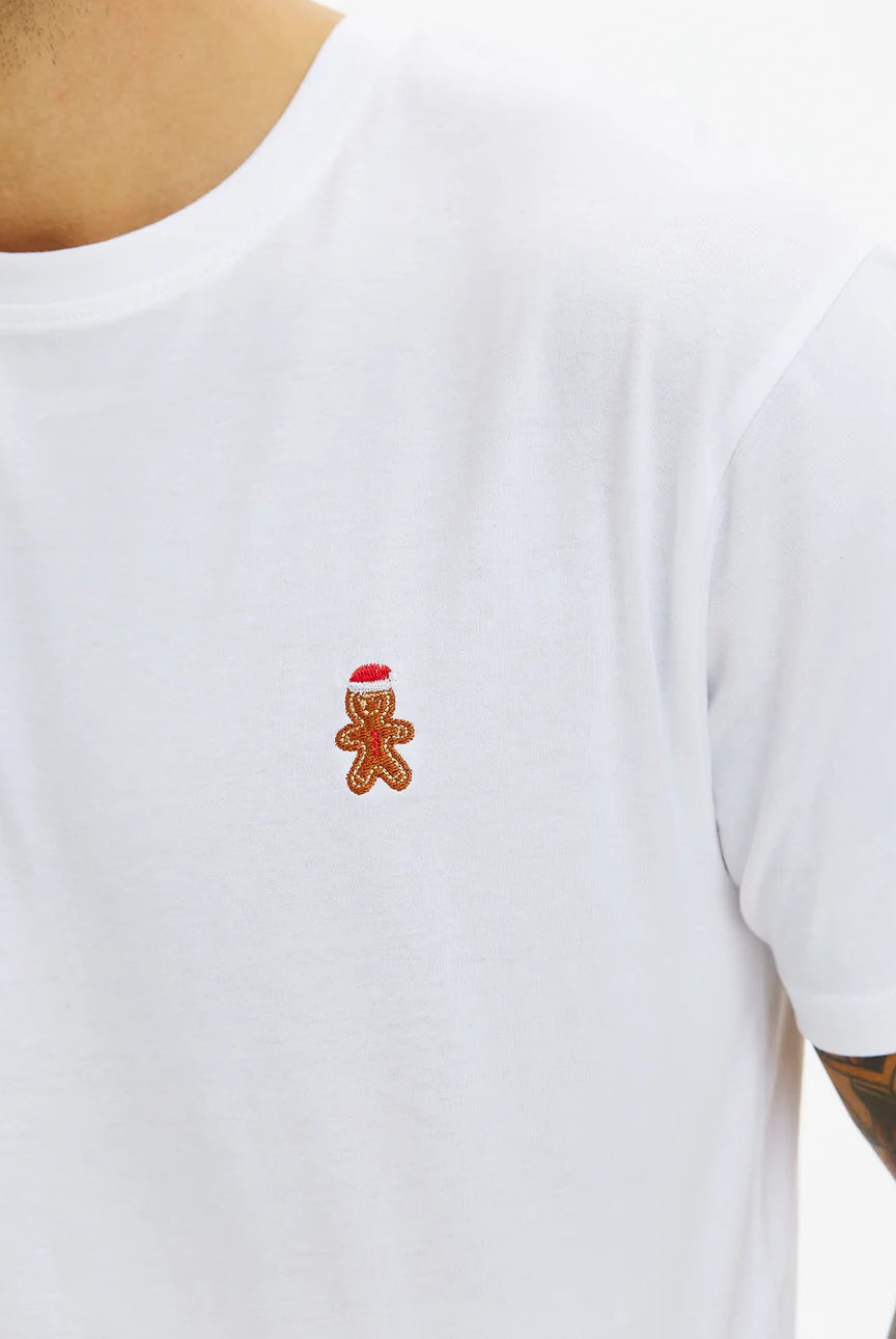 Gingercookie White Mens and Womens Christmas T-Shirt