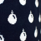 Blue Christmas Jumper with Reindeers and Snow Mens