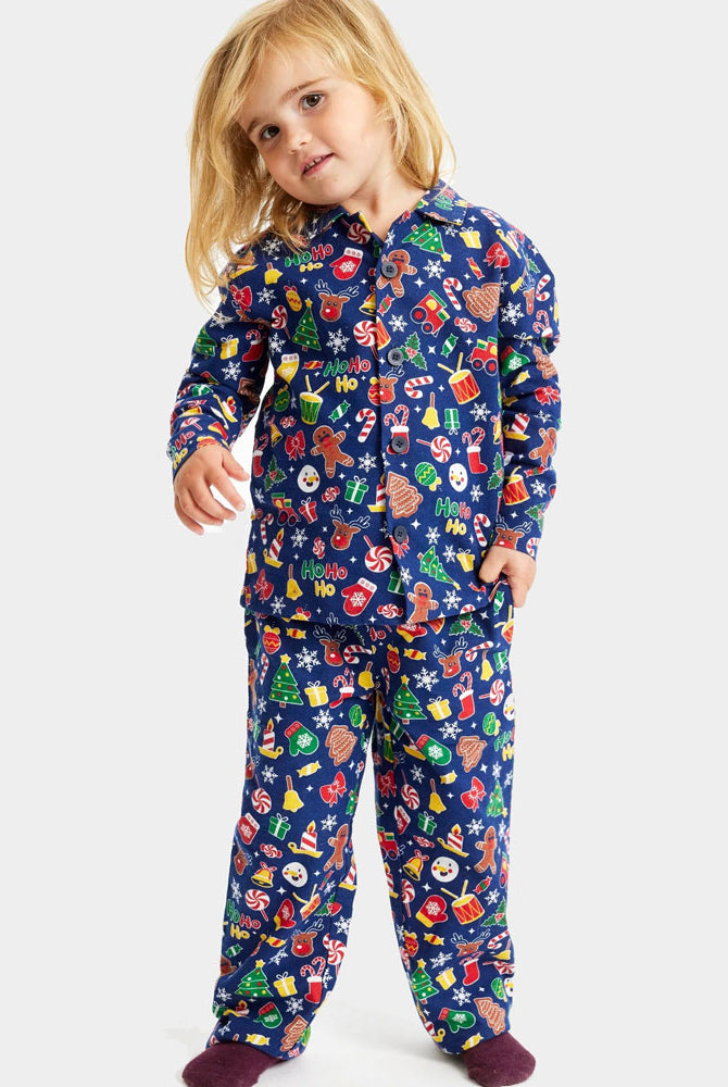 Christmas Dream Blue Christmas Pyjama for Children