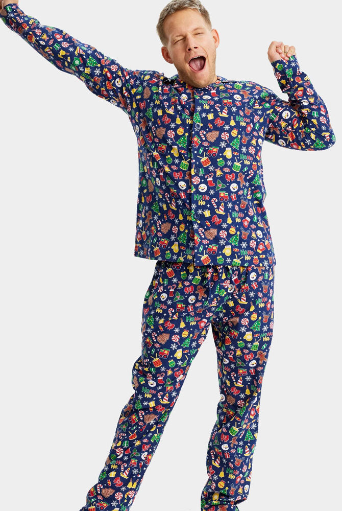 Christmas Dream Blue Christmas Pyjama for Men