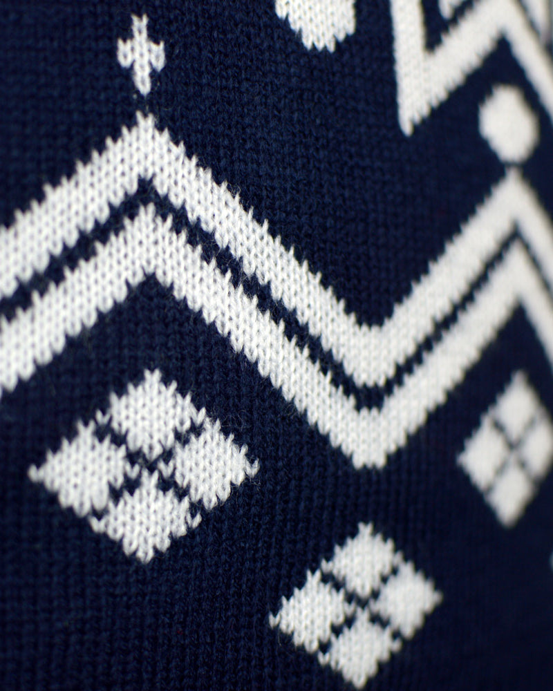 Family Christmas Jumper Reindeers Nordic Stars