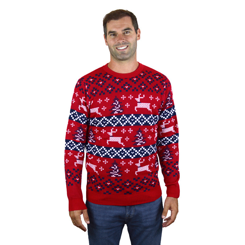 Canada Red Christmas Jumper mens
