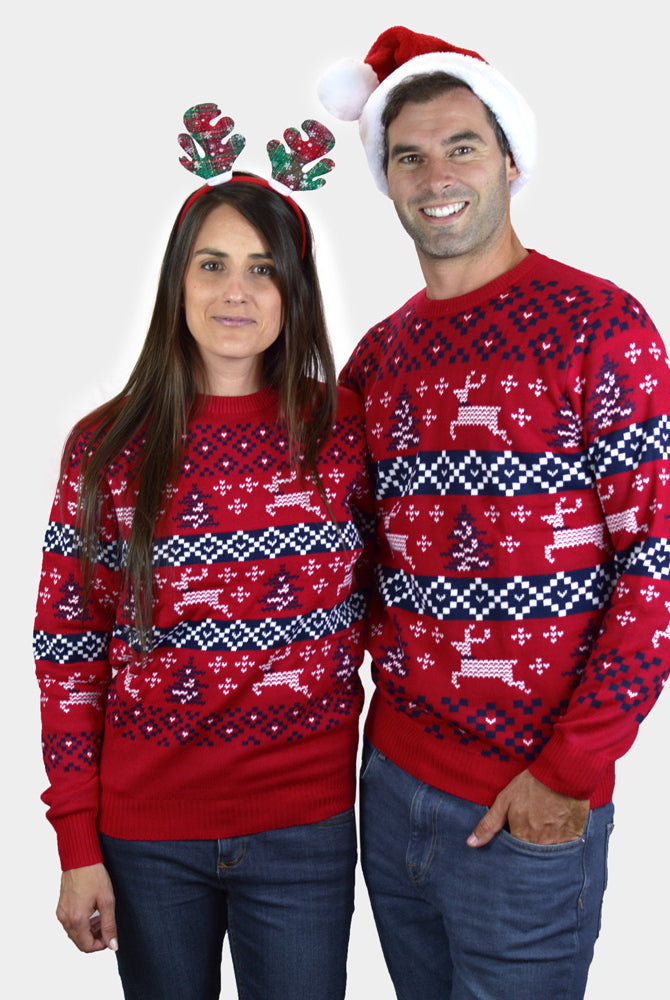 Canada Red Couple's Christmas Jumper