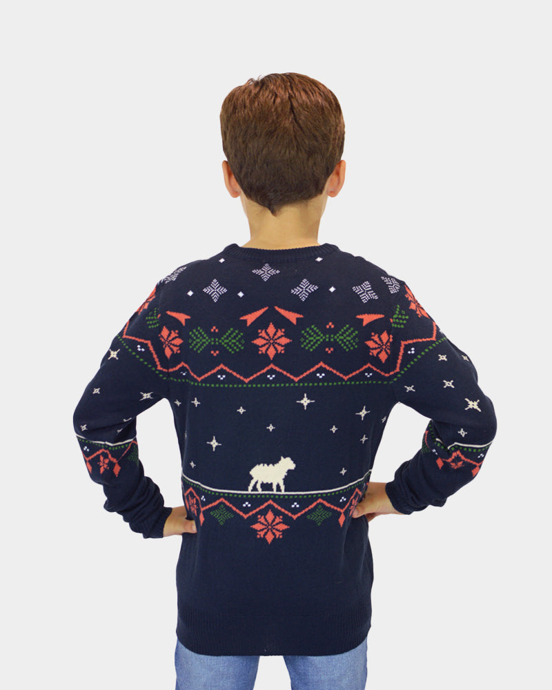 Children's  Christmas Jumper Boy Nativity
