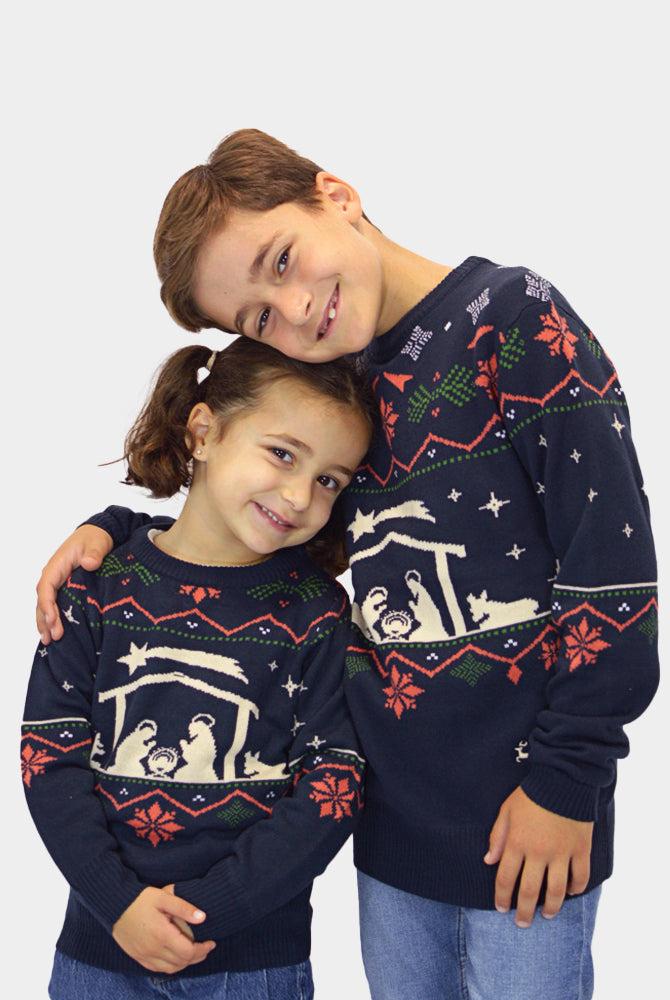Childrens Christmas Jumper Nativity