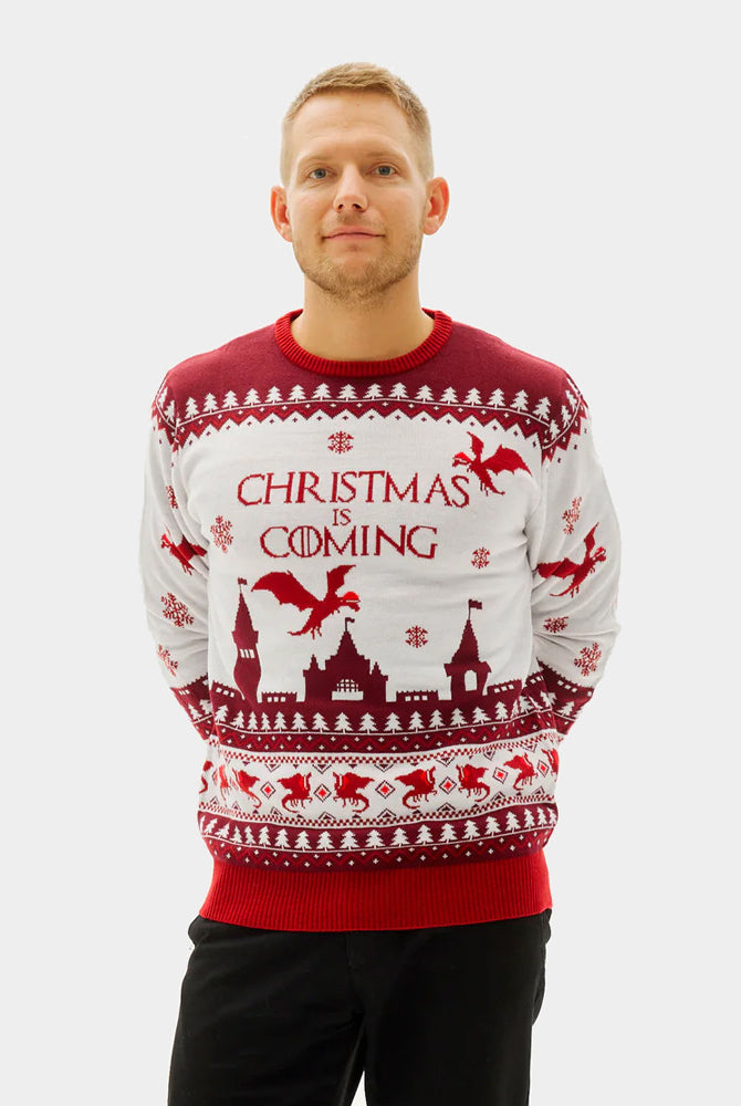 "Christmas is Coming" Christmas Jumper Men's