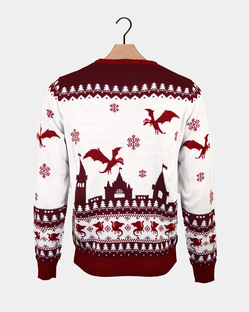 Christmas is Coming Mens Christmas Jumper Back