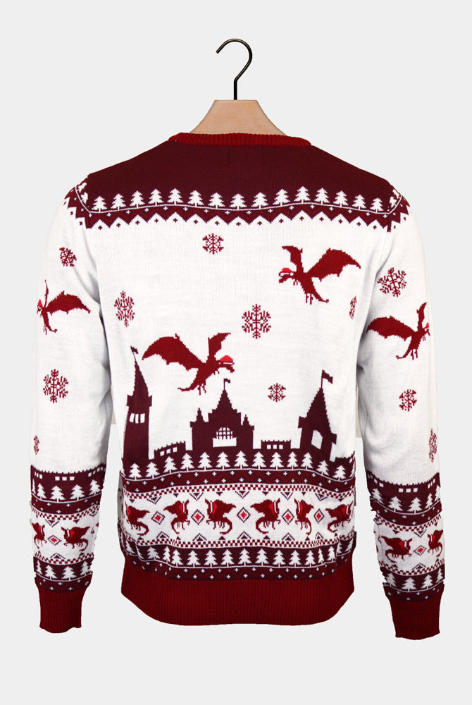 Christmas is Coming Mens Christmas Jumper Back