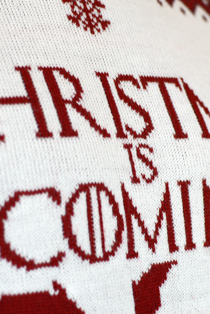 Christmas is Coming Mens Christmas Jumper