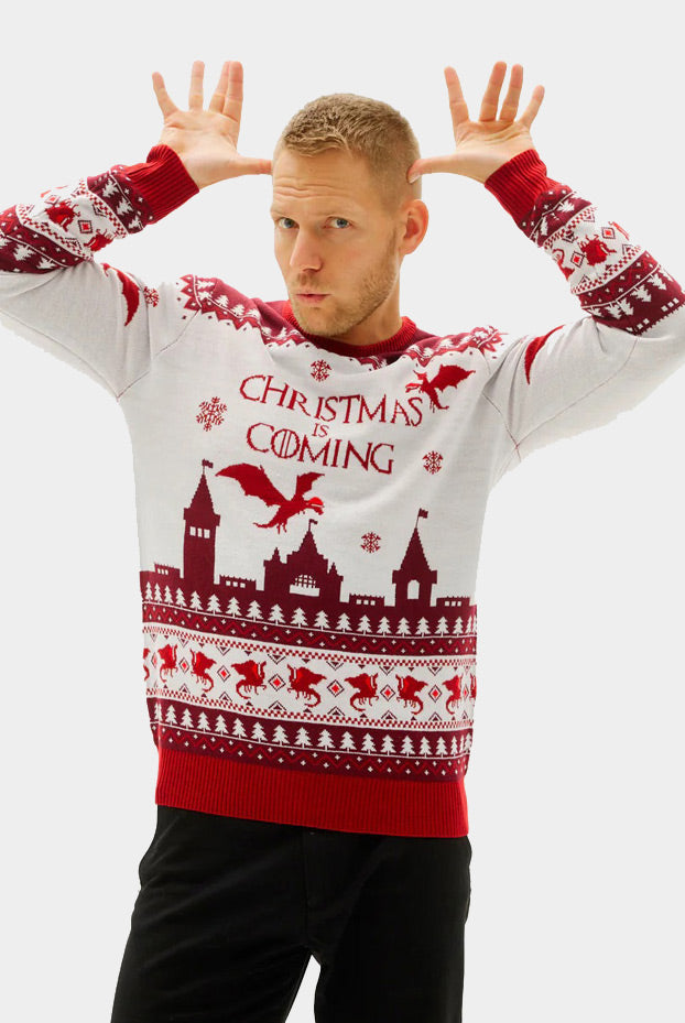 "Christmas is Coming" Men's Christmas Jumper