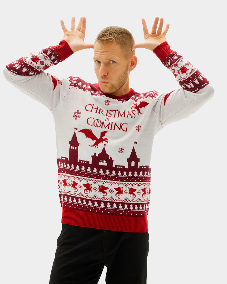 "Christmas is Coming" Men's Christmas Jumper