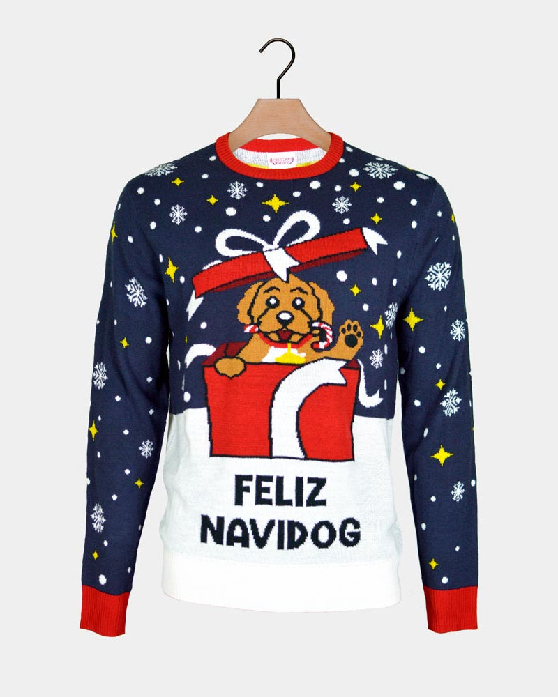 Christmas Jumper Feliz Navidog Couples
