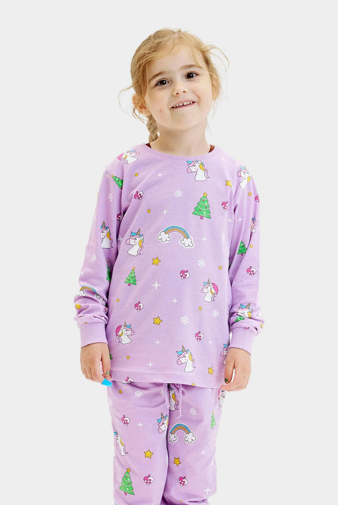 Christmas Pyjama for Children Baby Unicorns