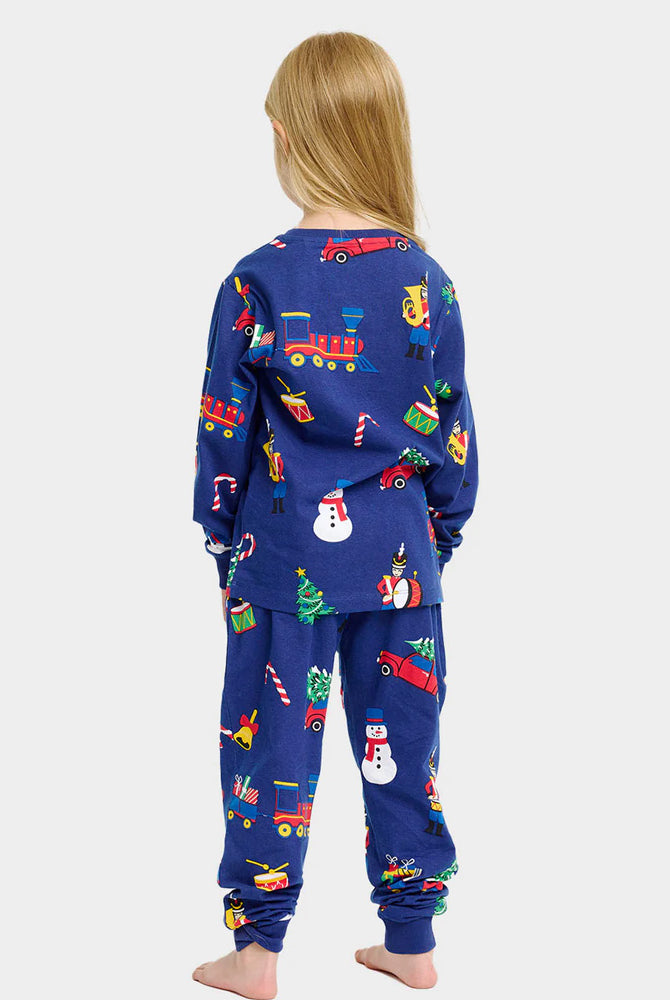 Christmas Pyjama for Children blue Christmas Toys