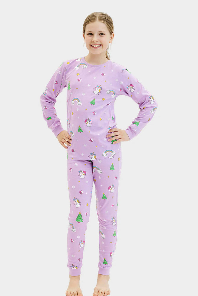 Christmas Pyjama for Children with Unicorns