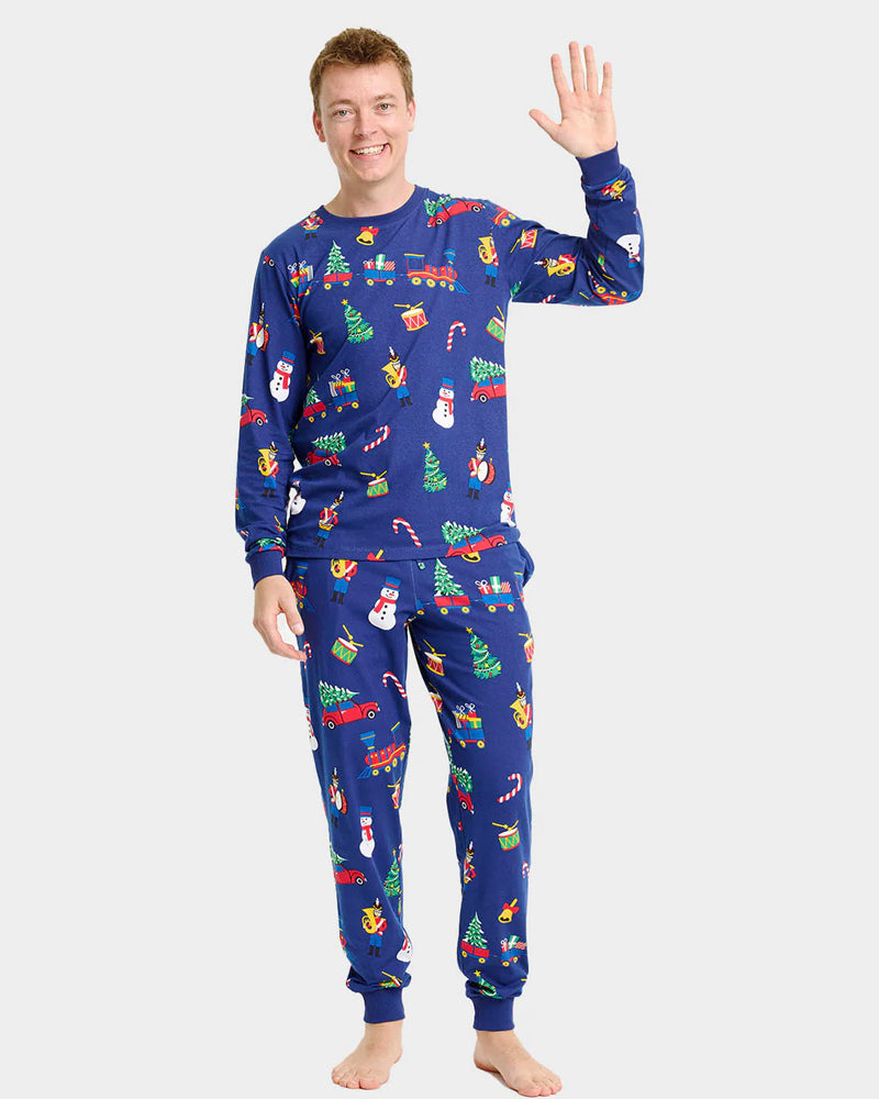 Christmas Pyjama for Men with Christmas Toys