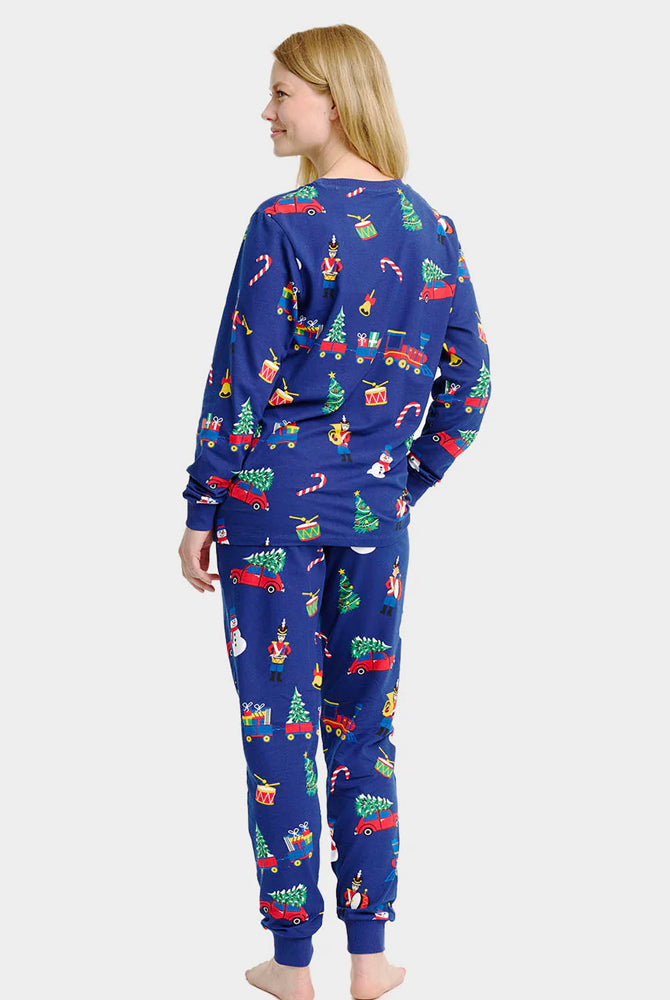 Christmas Pyjama for Women and Men with Christmas Toys