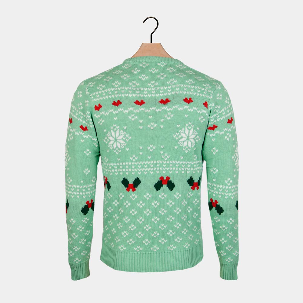 Christmas Jumper Green Sweet Couple's