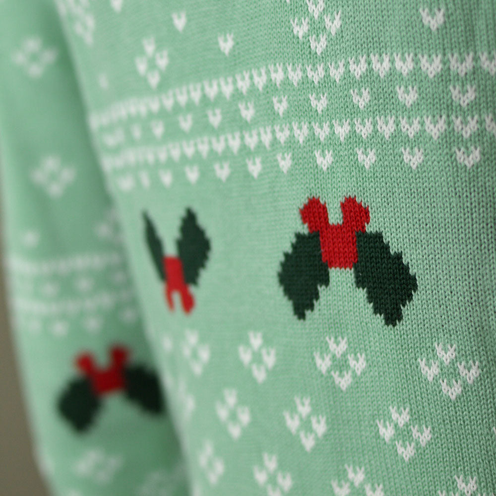 detail Green Sweet Men's Christmas Jumper