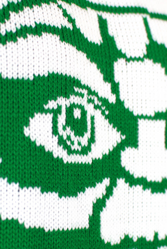 I am Not an Elf Couple's Christmas Jumper detail