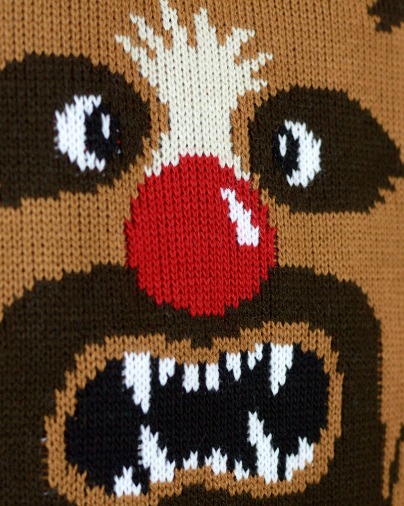 Wookiee Couple's Christmas Jumper detail