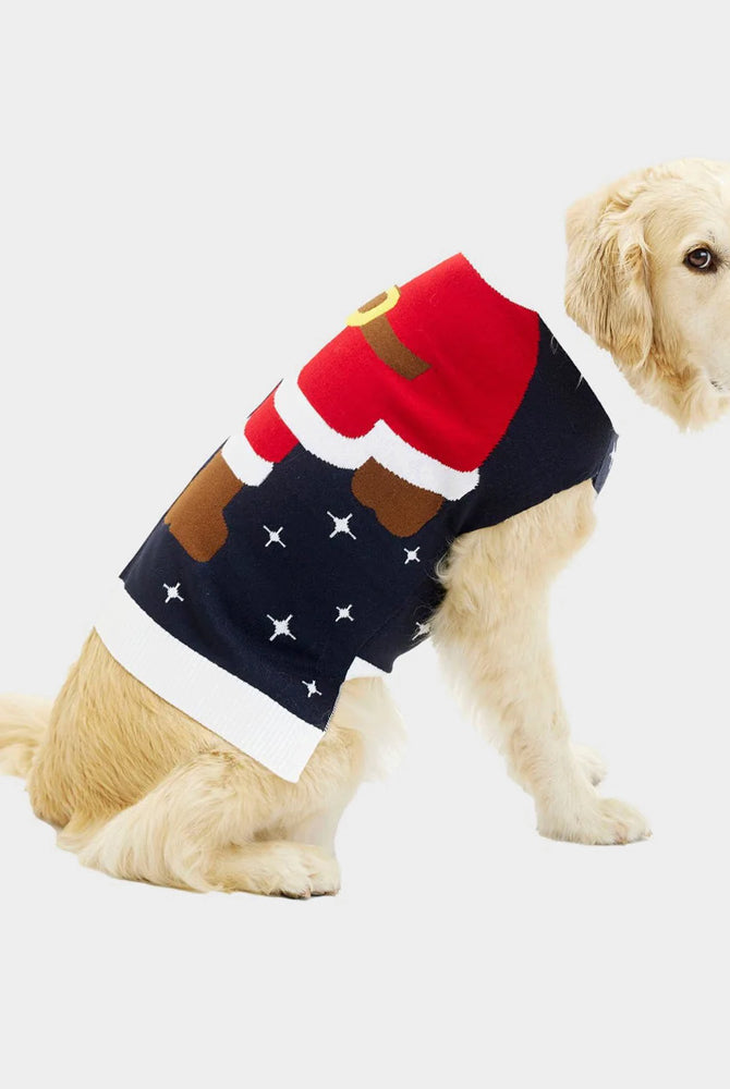 Dog Christmas Jumper Santa Suit