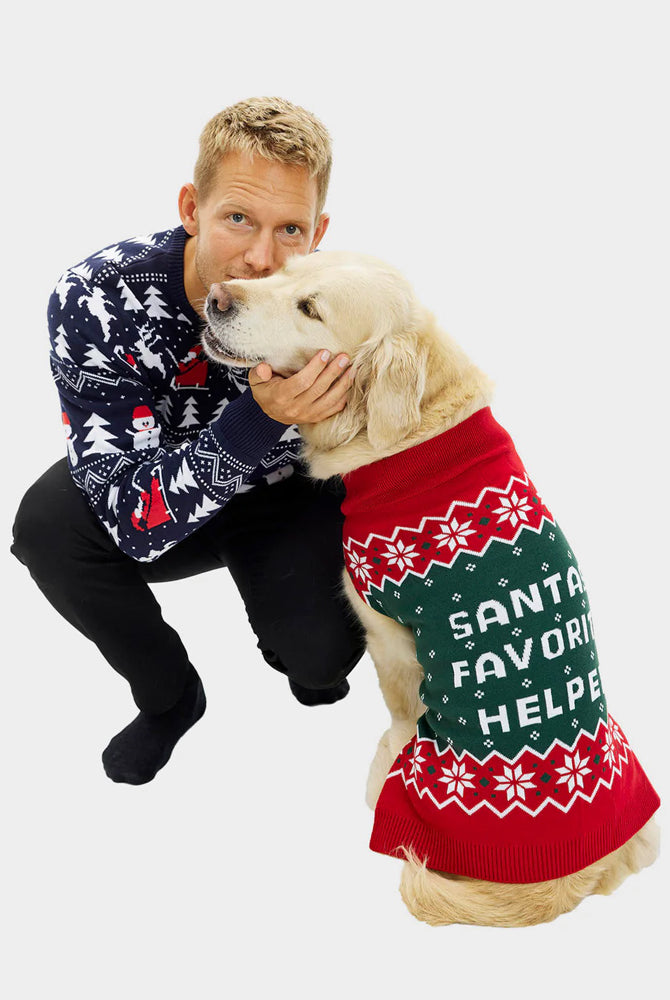 Dog Christmas Jumper Santa’s Little Helper