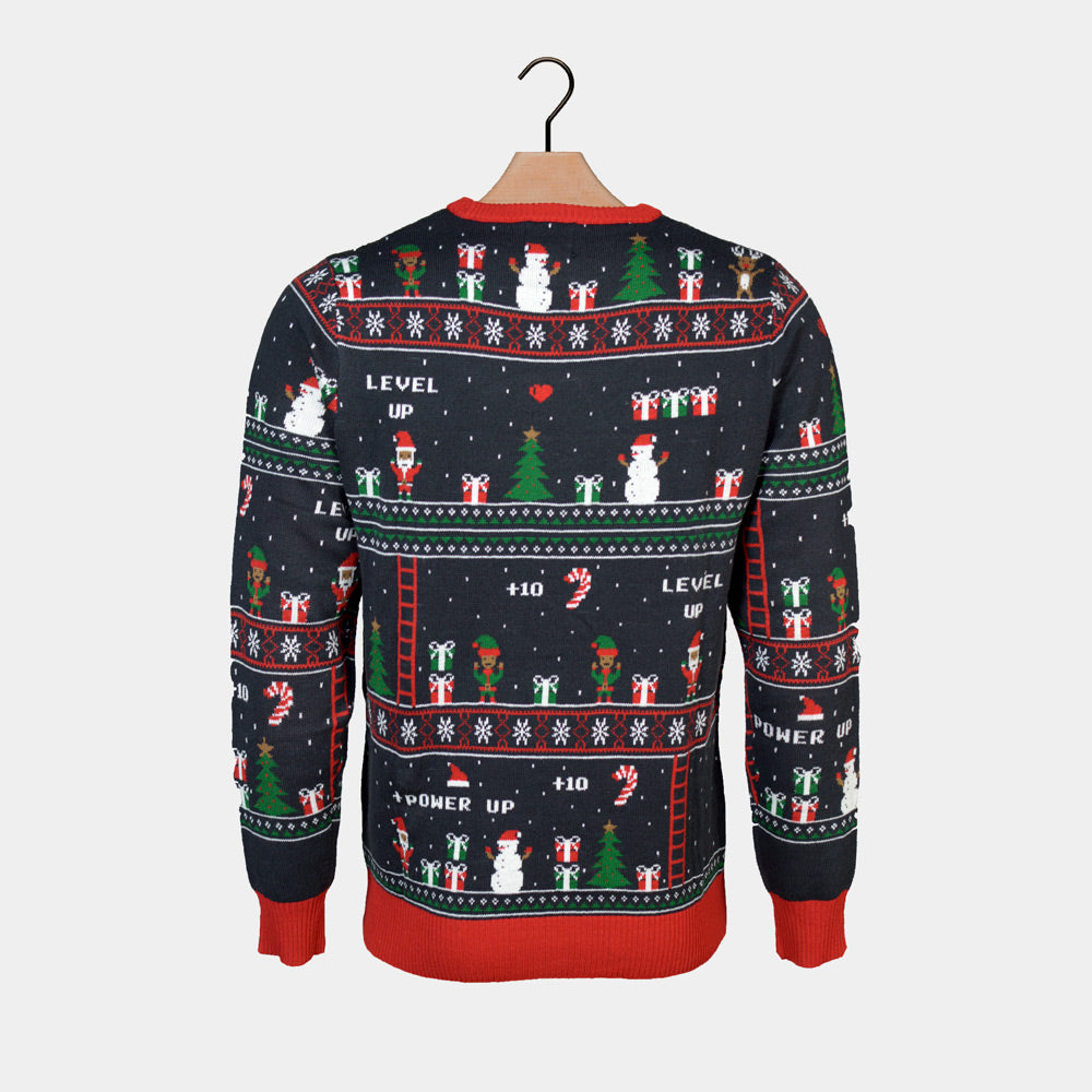 Gaming Couples Christmas Jumper Vintage