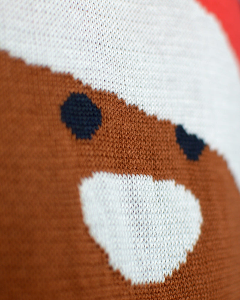 Detail Gingerbread Women's Blue Christmas Jumper