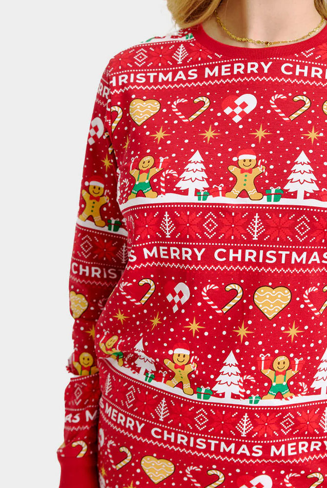 Gingercookies Red Christmas Pyjama for Women