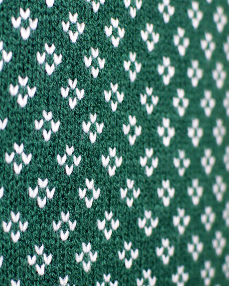 Green and White Couples Christmas Jumper Classy