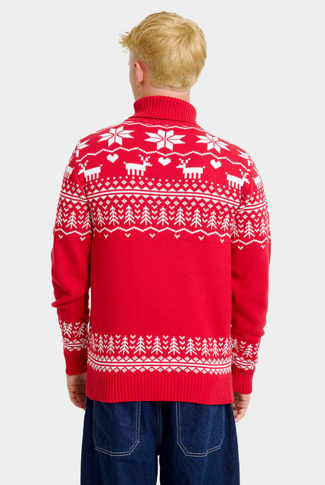 Greenlandish Classy Turtleneck Organic Cotton Mens Christmas Jumper