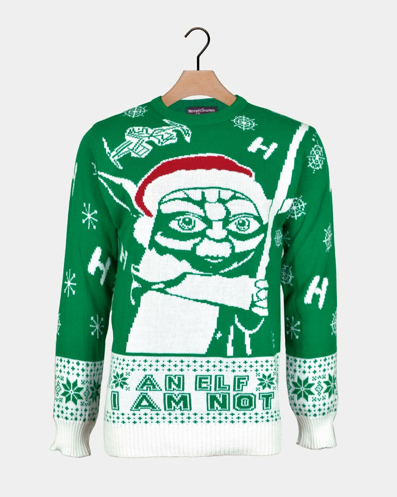 I am Not an Elf Men's Christmas Jumper