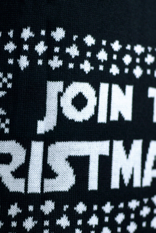 Join the Christmas Side LED light-up Christmas Jumper detail 2