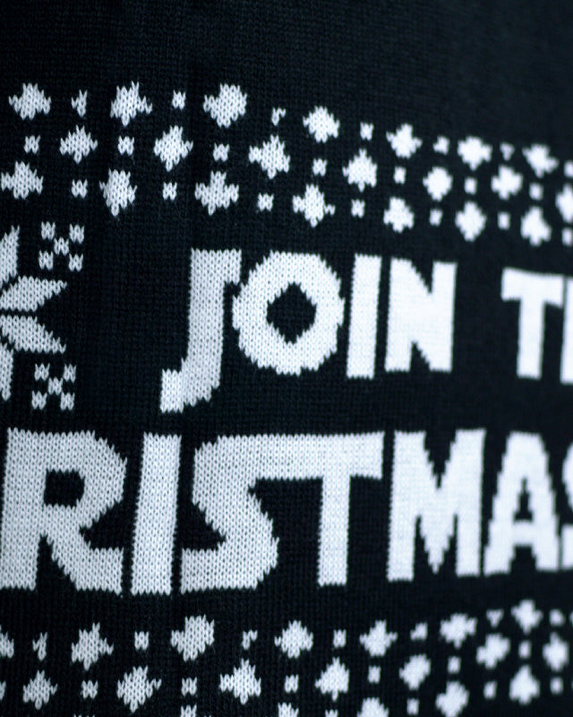 Join the Christmas Side LED light-up Christmas Jumper detail 2