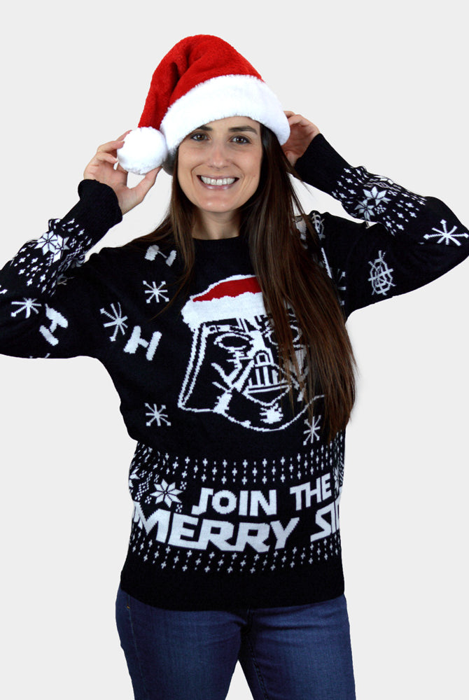 Star Wars Womens Join The Merry Side Boys and Girls Christmas Jumper