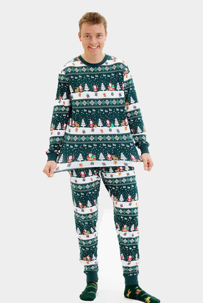 Jolly Green Christmas Pyjama for Men