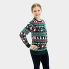 Jolly Green Organic Cotton Family Christmas Jumper girl