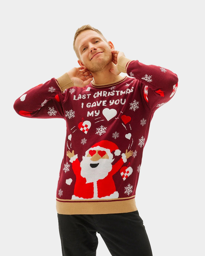 Christmas Jumper Last Christmas I gave you my Heart Men's
