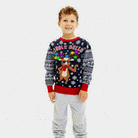 LED light-up Boys Bells Christmas Jumper Jingle
