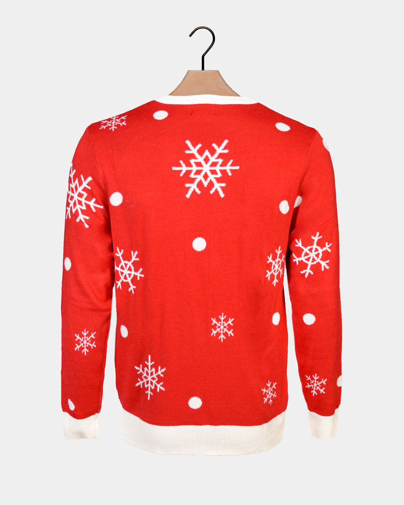 LED light-up Family Christmas Jumper Sparkling Reindeer